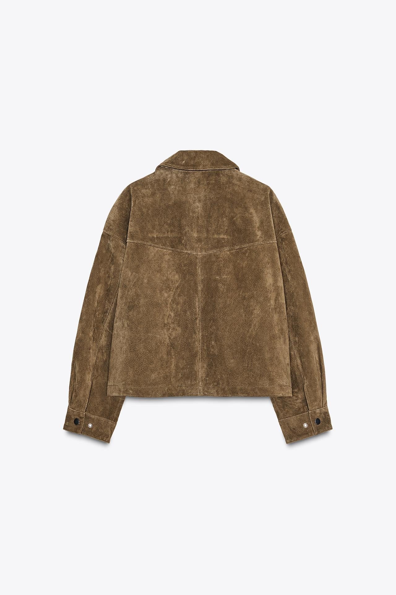 Nora Leather Bomber