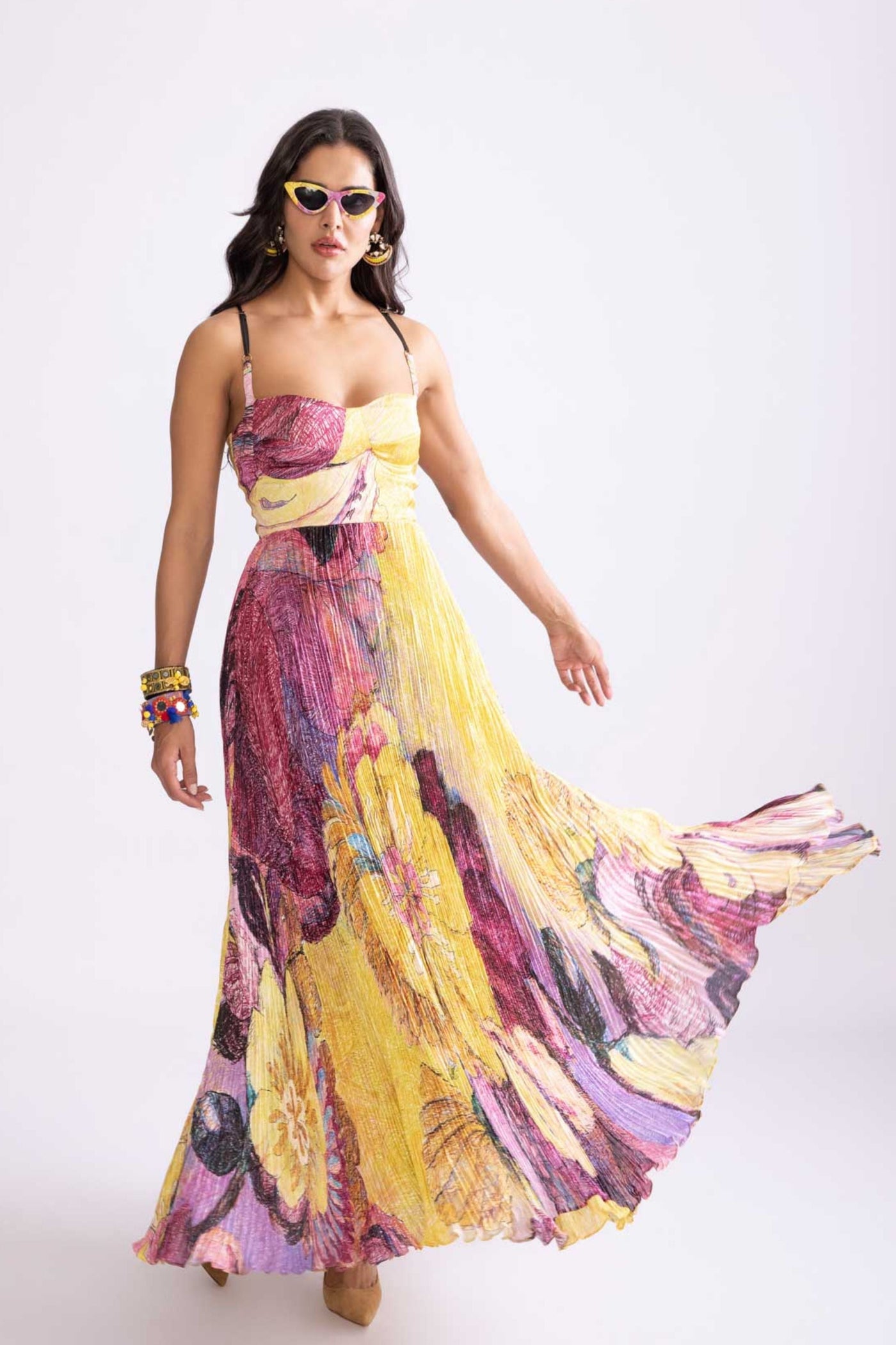 Nala | Multicolor Maxi Dress