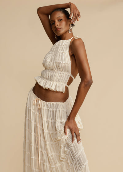 Delina | Ruffle Two-Piece Set