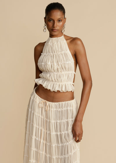 Delina | Ruffle Two-Piece Set