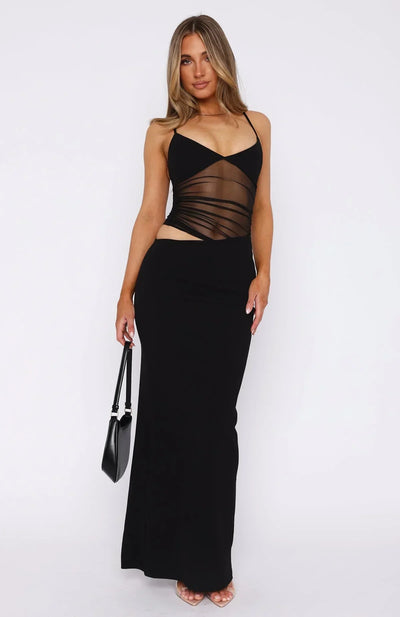 Mira | Sheer Maxi Dress