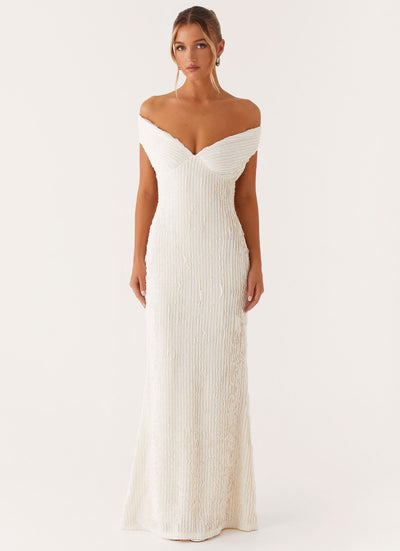 Mae | Off Shoulder Maxi Dress