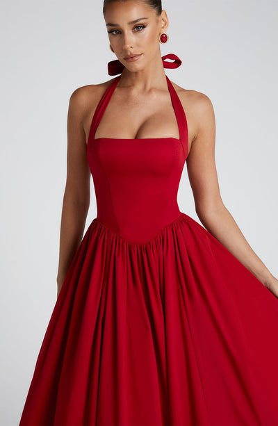 Alba | Elegant Midi Dress