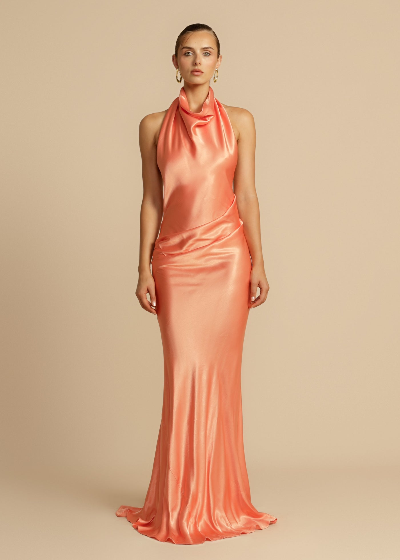 Amara | Satin Maxi Dress
