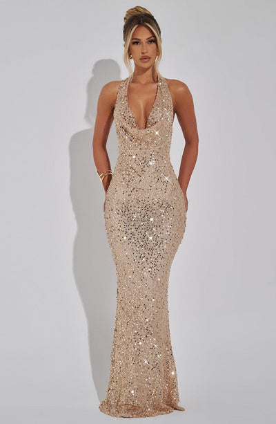 Ruby | Glitter Maxi Dress