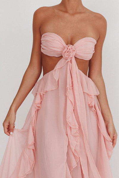 Quilla | Ruffle Maxi Dress
