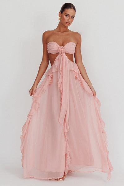 Quilla | Ruffle Maxi Dress