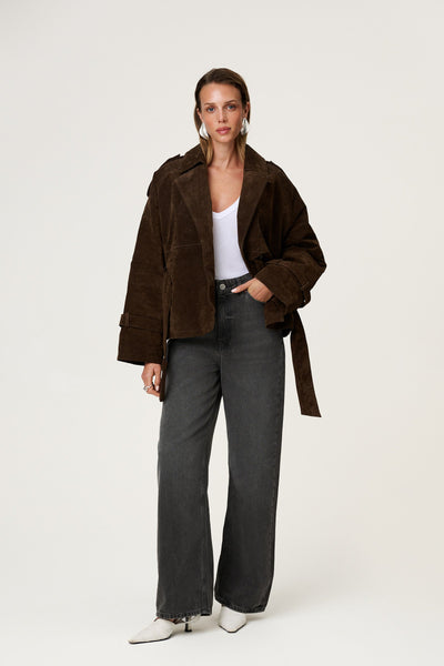 Caza | Cropped Trench Coat